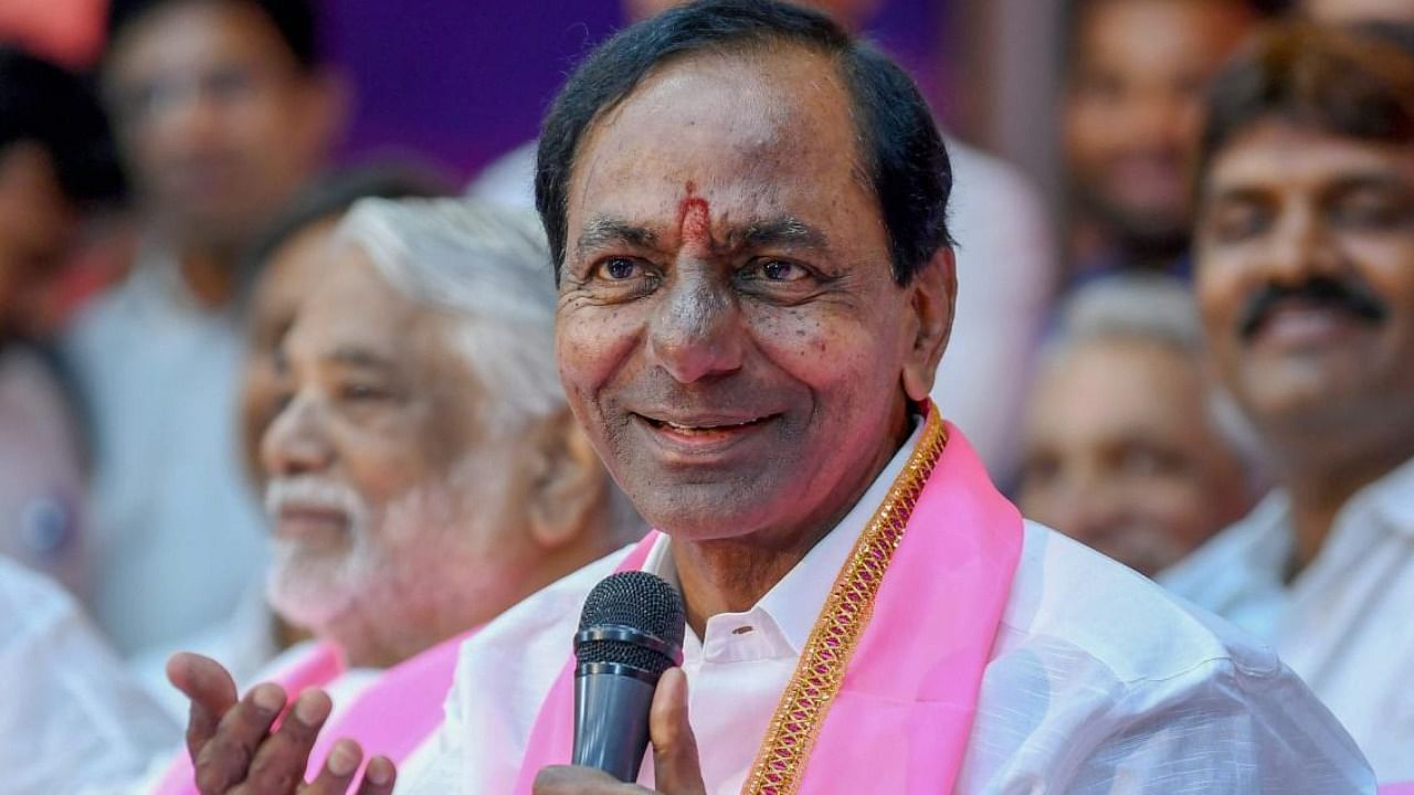 Telangana CM K Chandrashekhar Rao. Credit: DH File Photo