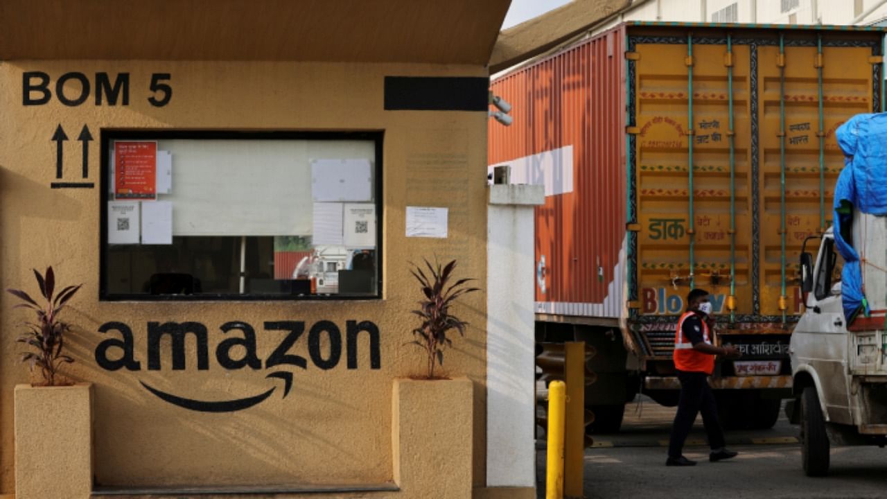 Amazon has argued that terms agreed upon in its 2019 deal to pay $200 million for a 49 per cent stake in Future's gift voucher unit prevent its parent, Future Group, from selling its Future Retail Ltd business to certain rivals, including Reliance. Credit: Reuters File Photo