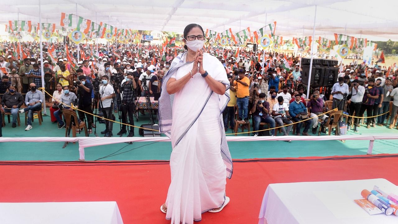 Mamata Banerjee in Goa. Credit: PTI Photo