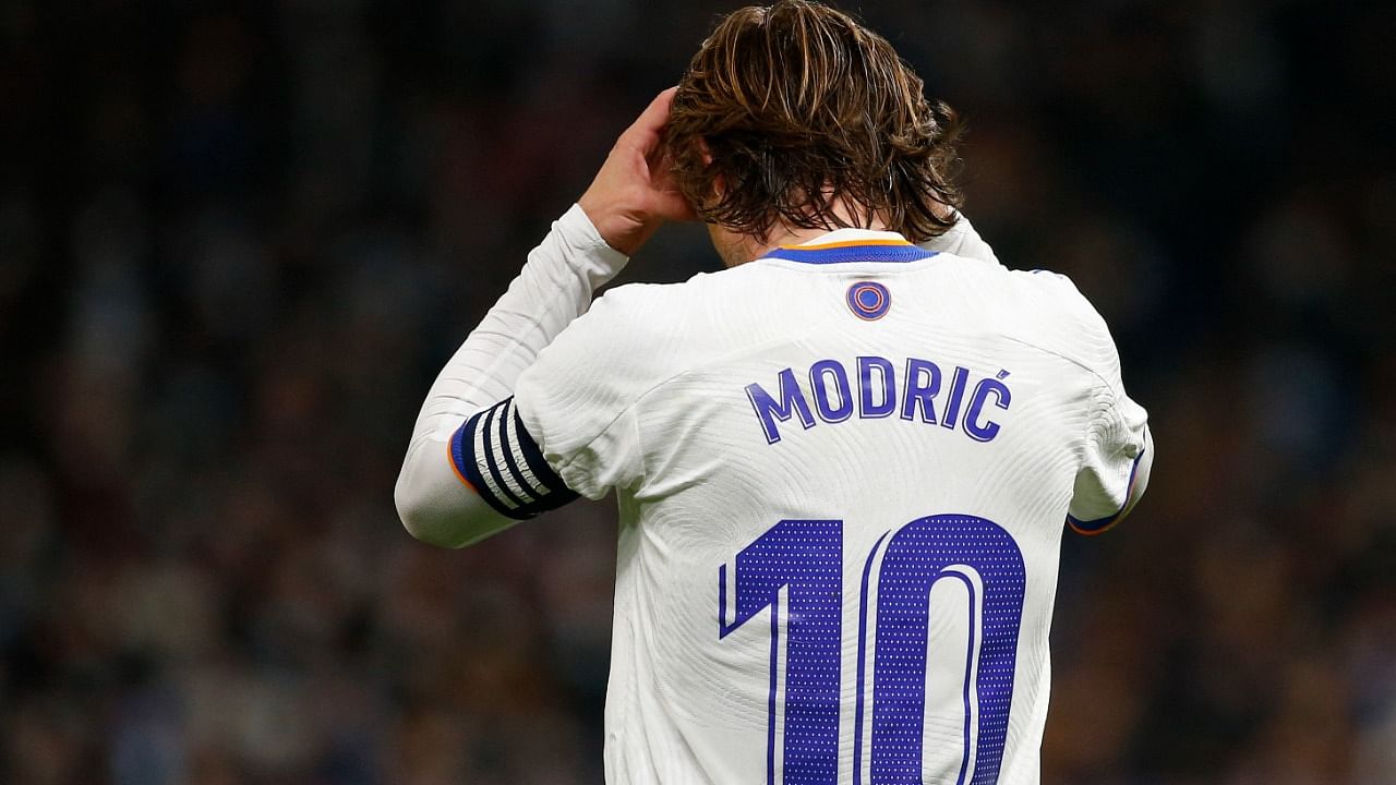 Real Madrid's Luka Modric. Credit: Reuters File Photo