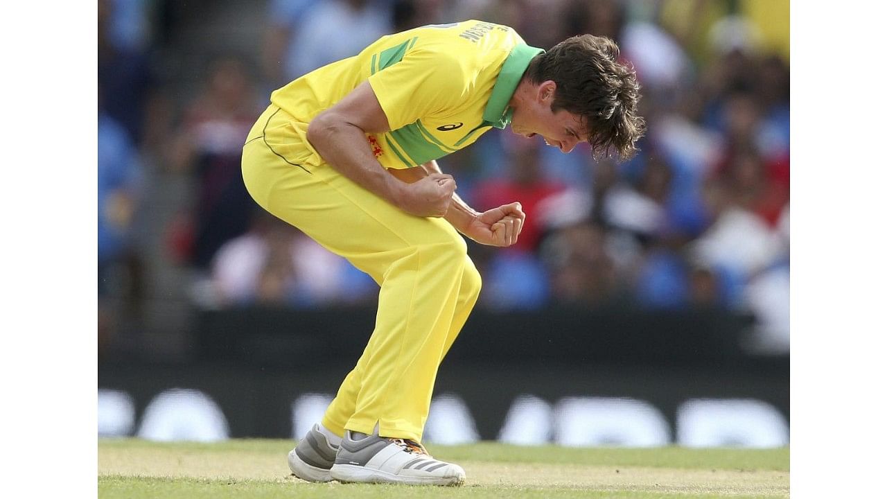 Australia's Jhye Richardson. Credit: AP File Photo