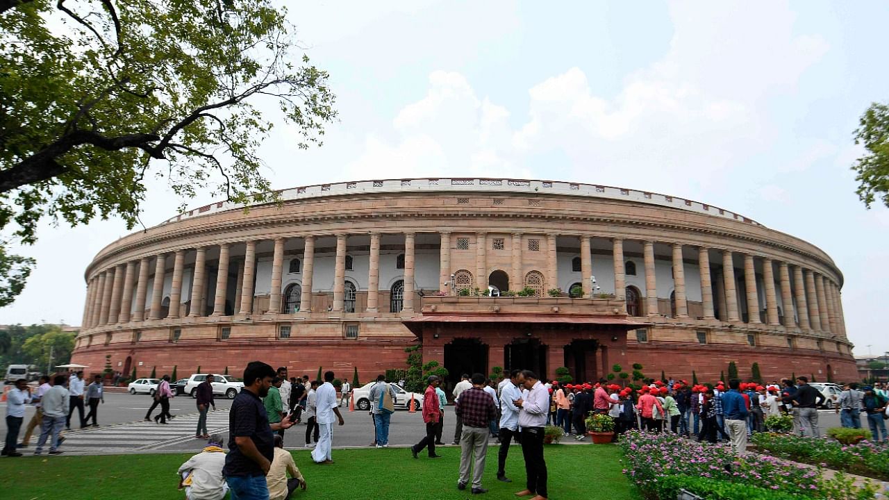 The Joint Committee on Personal Data Protection Bill, 2019, headed by BJP MP PP Chaudhary, tabled its report in both the Houses on Thursday. Credit: AFP File Photo