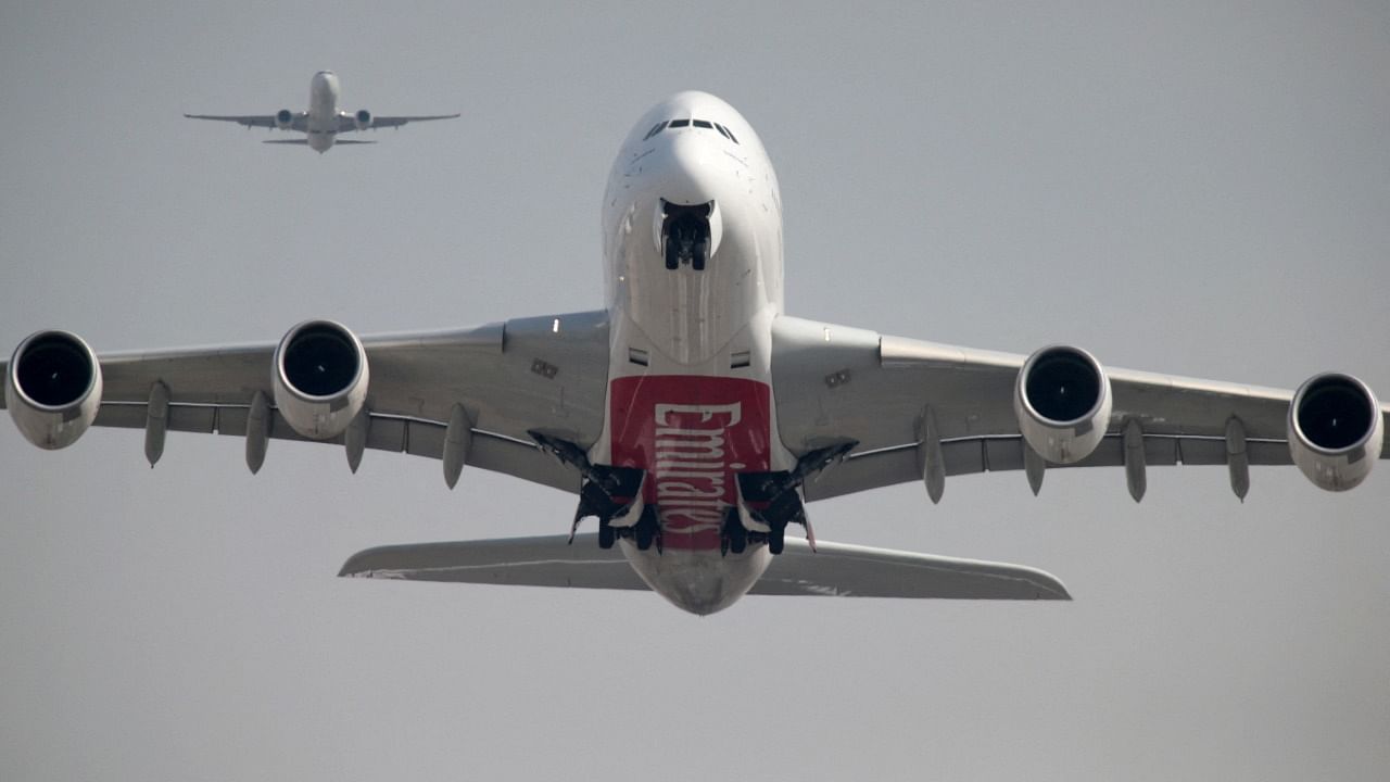 Emirates Airline Airbus A380-800 plane. Credit: Reuters Photo
