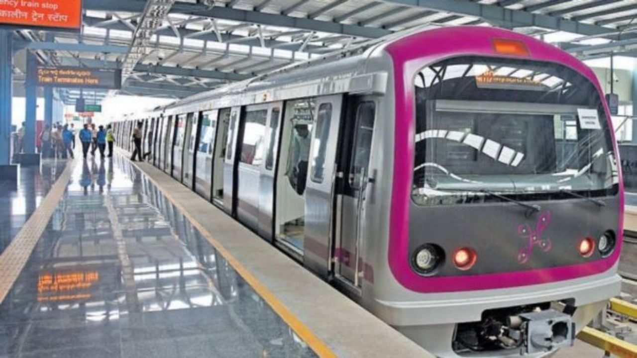 Bengaluru Metro. Credit: DH File Photo