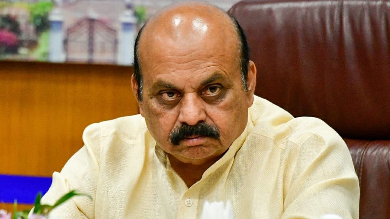 Karnataka Chief Minister Basavaraj Bommai. Credit: DH Photo