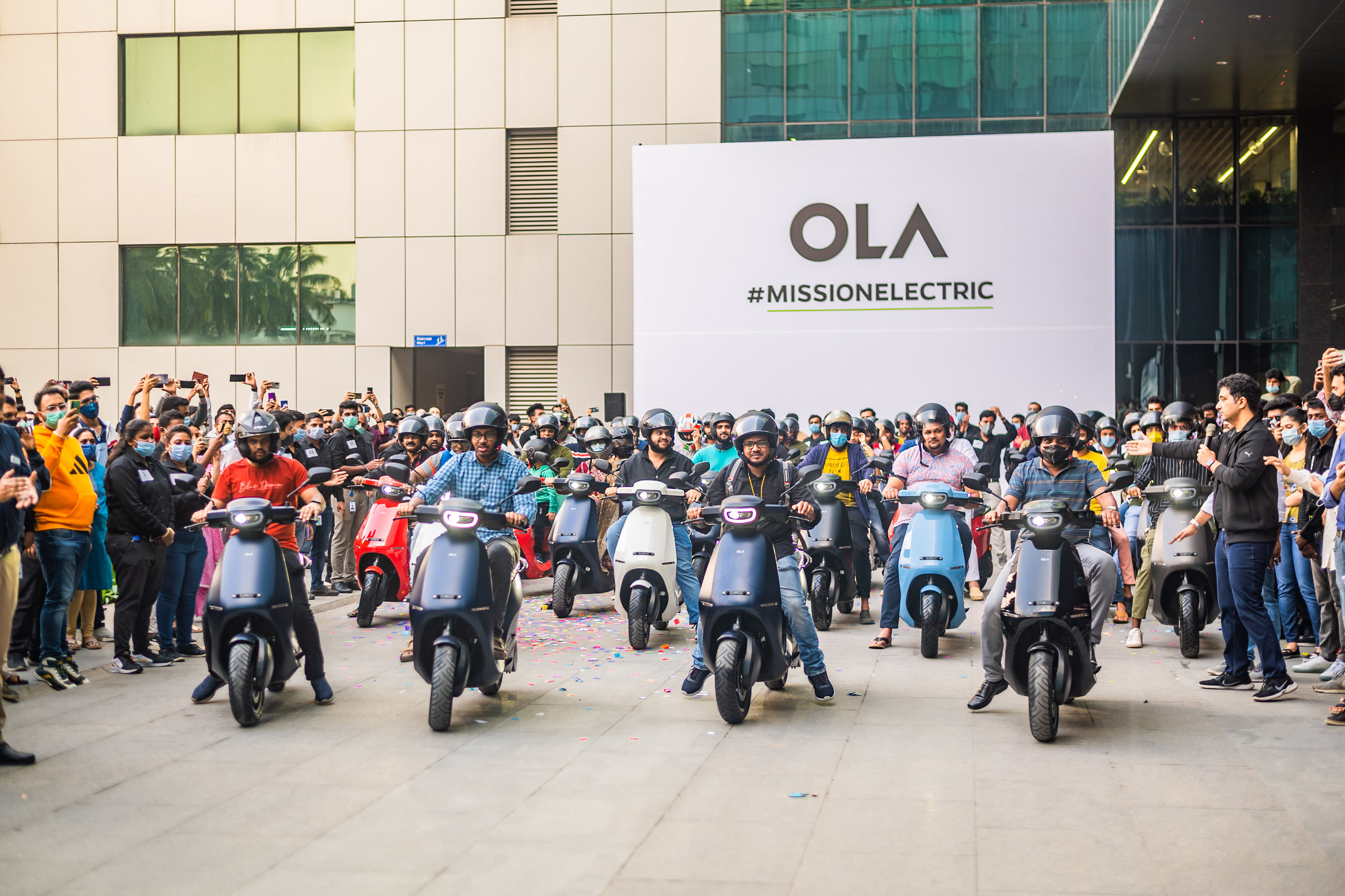 The company had sold Rs 1,100 crore worth of electric scooters in a two-day sale in September. Credit: Special arrangement