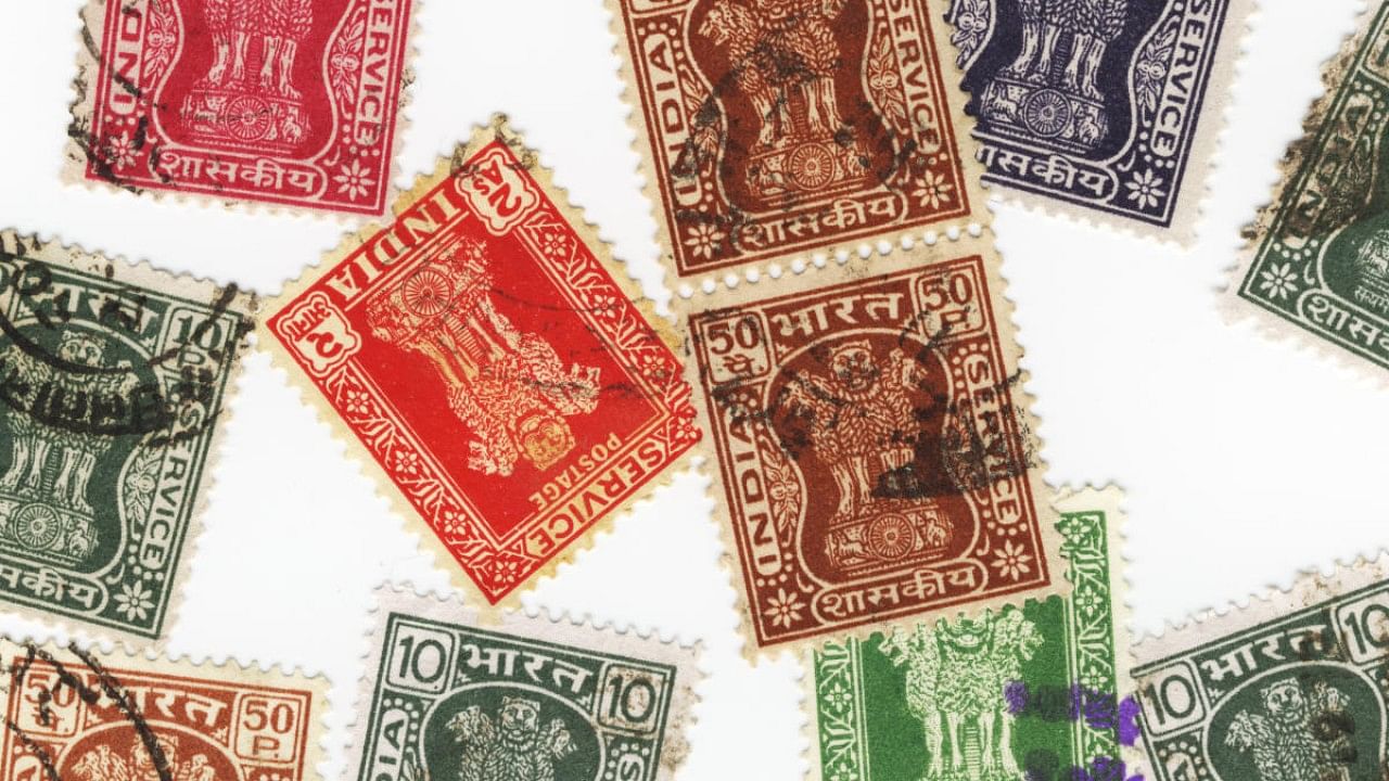 He took out stamps of Rs 5 with the image of Deenadayal Upadhyaya and Rs 4 with the image of Homi Jehangir Bhabha. Credit: iStock Photo