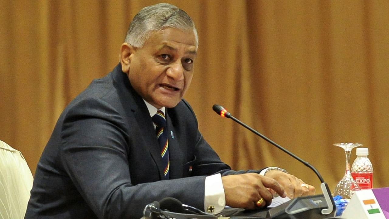 V K Singh. Credit: PTI file photo