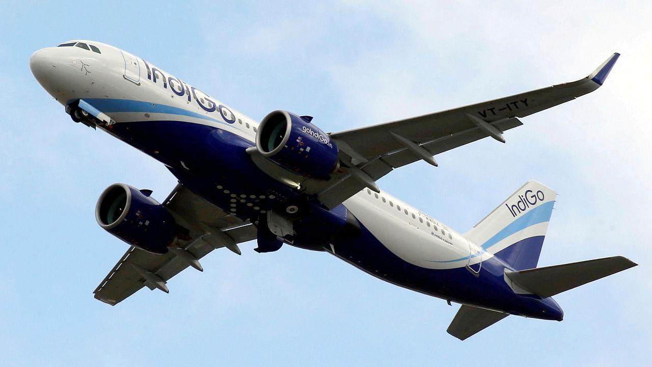 An IndiGo Airlines Airbus A320 aircraft takes off in Colomiers near Toulouse, France. Credit: Reuters File Photo