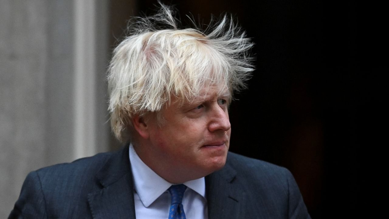 British Prime Minister Johnson. Credit: Reuters File Photo