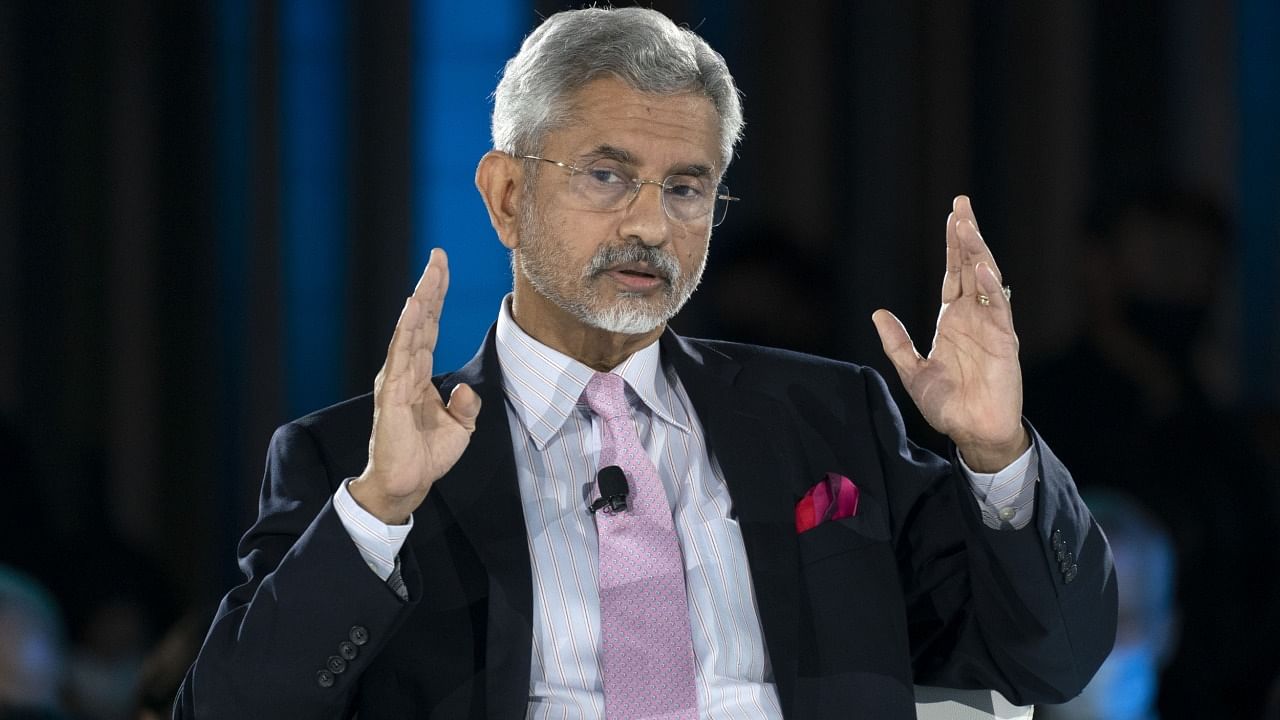 Jaishankar held a meeting with his counterparts from Tajikistan, Kazakhstan, Turkmenistan, Kyrgyz Republic and Uzbekistan. Credit: Bloomberg