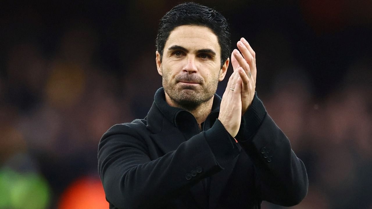 Arsenal manager Mikel Arteta. Credit: Reuters Photo