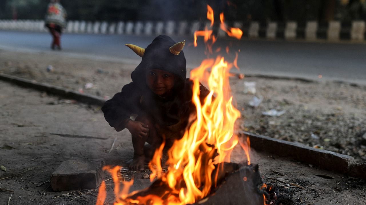 The maximum temperature was recorded at 17.8 degrees Celsius, five notches below normal and lowest of this season so far. Credit: Reuters Photo