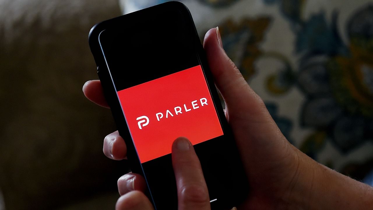 Parler was launched in 2018 as a social-media site, styling itself as a free-speech space for those seeking an alternative to major platforms such as Facebook Inc and Twitter. Credit: AFP Photo