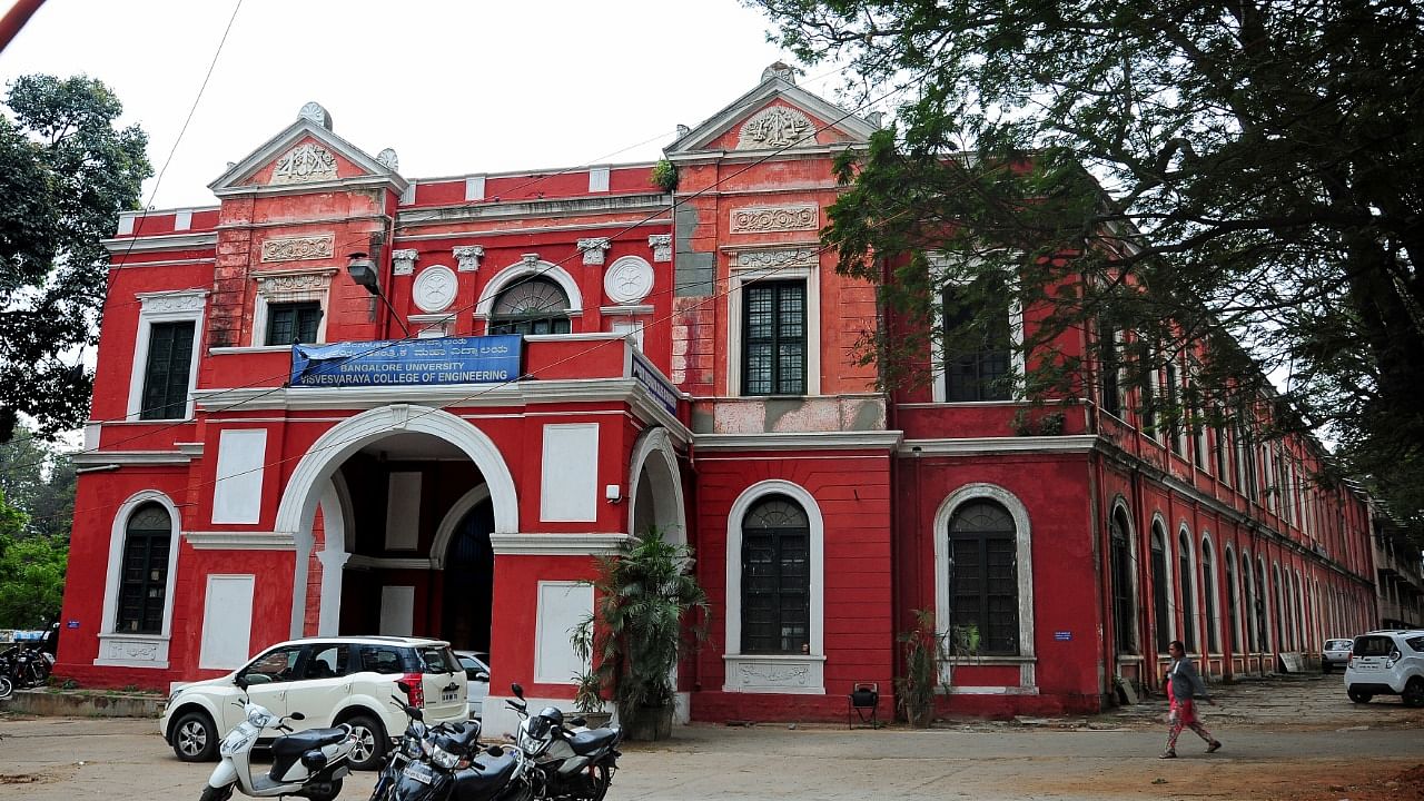 The UVCE was started by Sir M Visvesvaraya in 1917. Credit: DH Photo