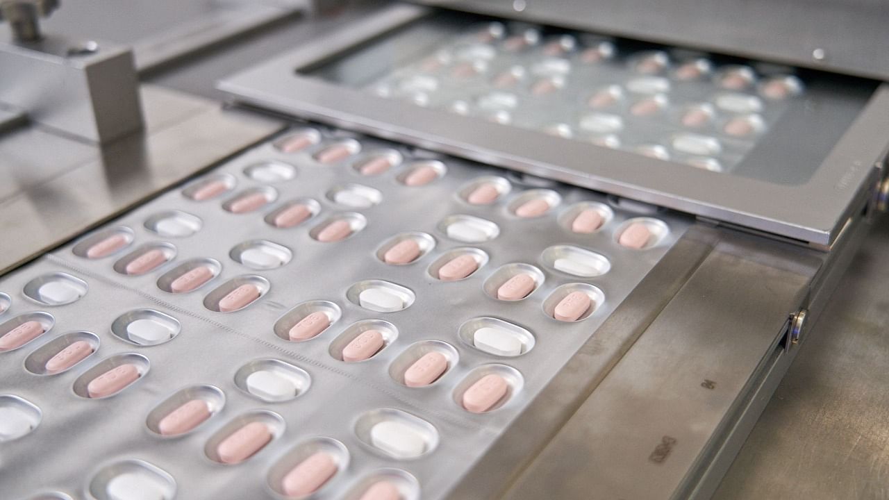 A file photo shows the making of Pfizer's experimental Covid-19 pills, Paxlovid, inside a laboratory in Freiburg, Germany. Credit: AFP Photo/Pfizer