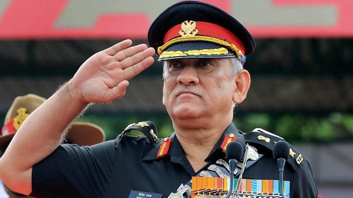 India’s first Chief of Defence Staff (CDS) Gen Bipin Rawat. Credit: PTI Photo