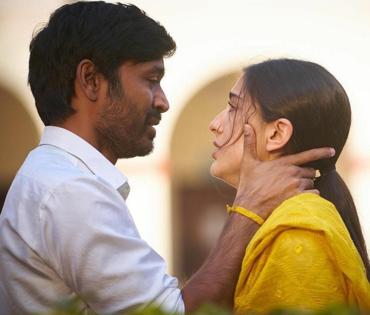 Dhanush and Sara Ali Khan in the film.