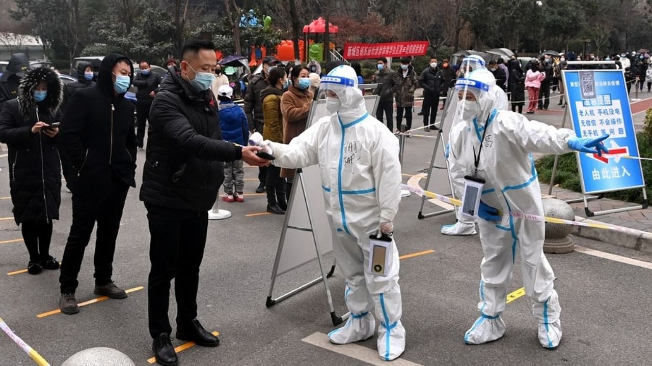 Xi'an has recorded 330 locally transmitted symptomatic cases since the first case was reported on December 9 2021. Credit: IANS Photo