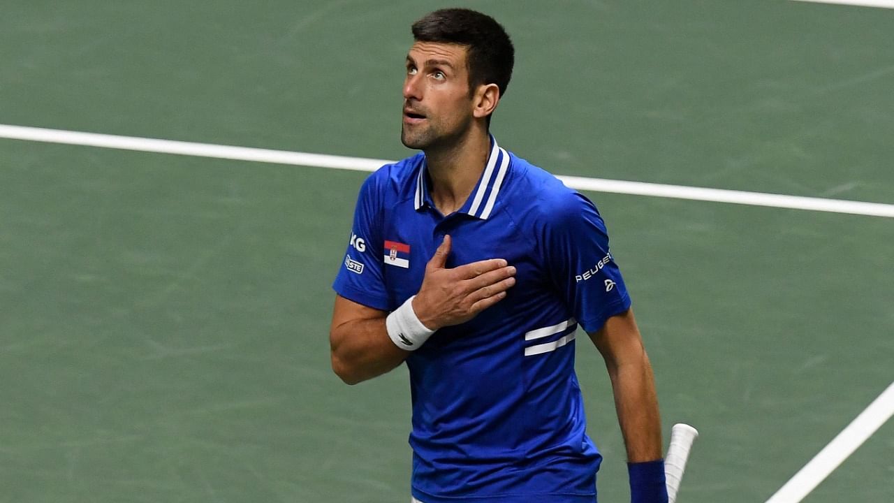 World number one Djokovic could win a record 21st Grand Slam title at the Australian Open. Credit: AFP File Photo