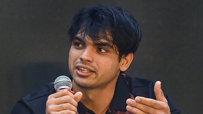 Indian Olympic gold-medallist Neeraj Chopra. Credit: PTI File Photo