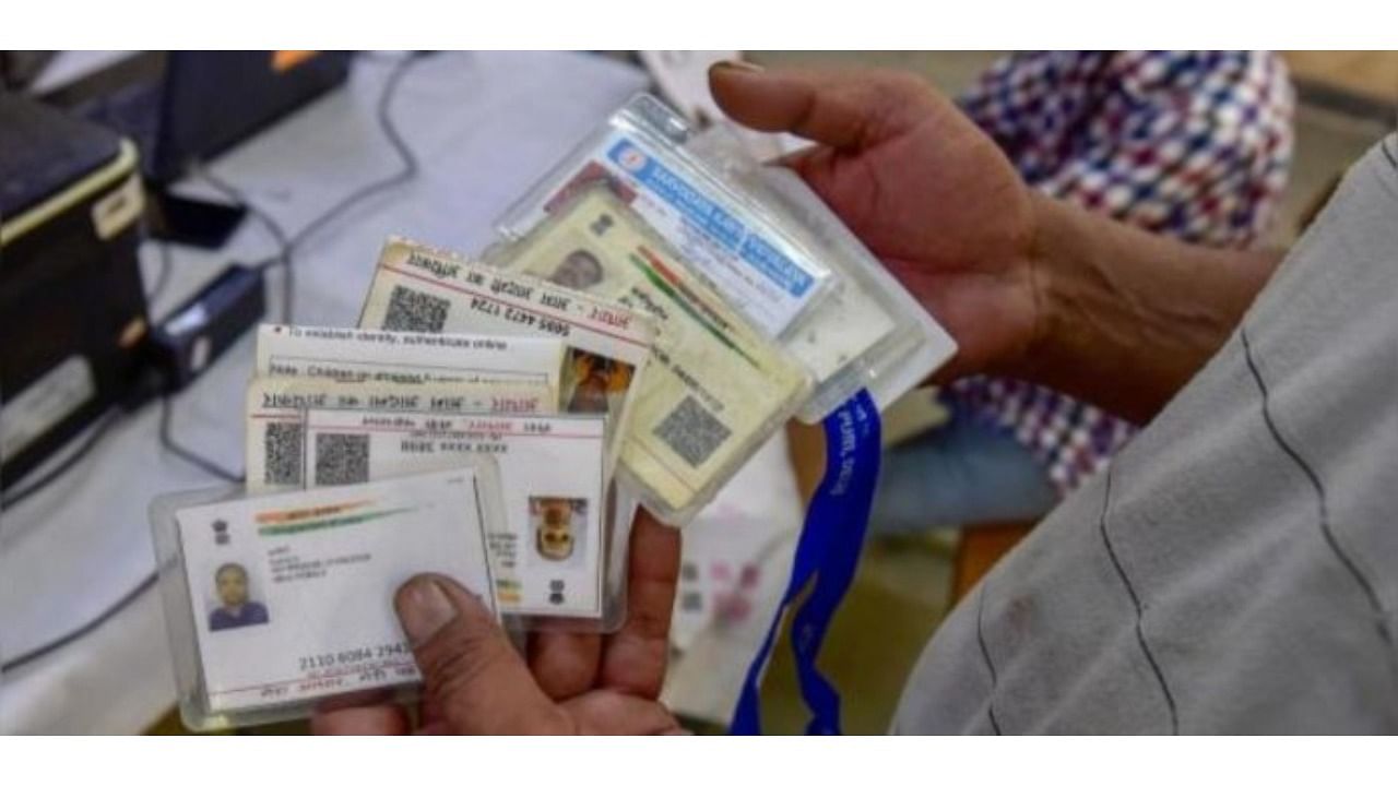 Bidhuri also appealed citizens to voluntarily share and provide mobile number and Aadhaar to the revenue department for linking the same with their land records for achieving real time land transaction communication system. Credit: PTI File Photo