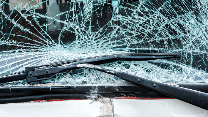 The car driver apparently lost control over the wheels, following which the vehicle hit the victims from behind and then rammed into an electric pole. Credit: iStock Photo