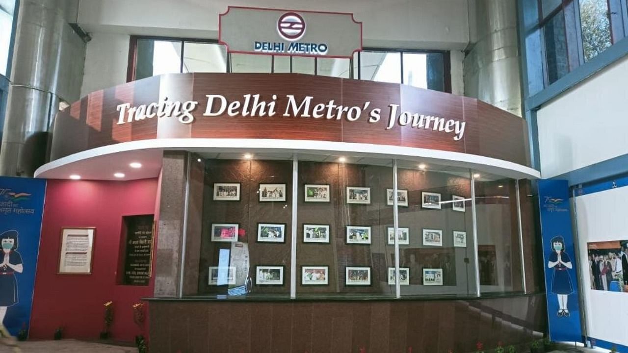 This journey of nearly two decades of operations has been captured in a exhibition, mounted at the very location from where the then prime minister had inaugurated the Delhi's first ever metro corridor back in December 2002. Credit: Twitter/@OfficialDMRC