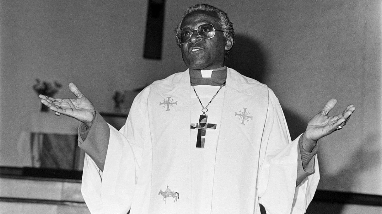 Nobel Peace Prize-winning activist Archbishop Desmond Tutu. Credit: AFP Photo