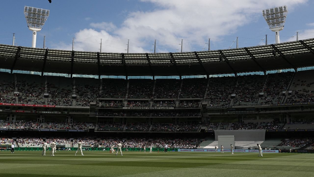A general view of the Melbourne Cricket Ground during play on Day 2 of the third Ashes Test. Credit: Reuters Photo