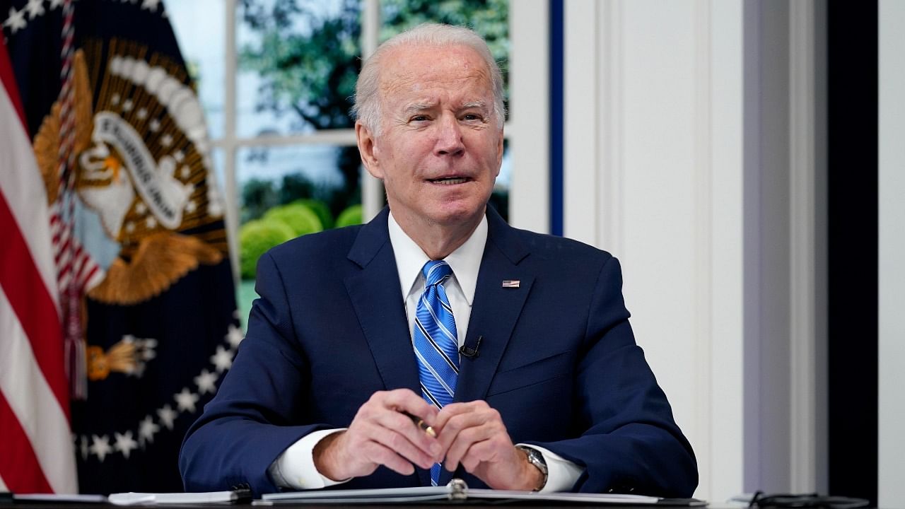 US president Joe Biden. Credit: AP/PTI Photo