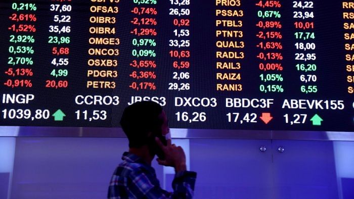 In China, markets fell, with Hong Kong's Hang Seng Index down as investors eyed uncertain prospects for 2022 as well as a continued debt crisis in the mainland's property market. Credit: Reuters File Photo