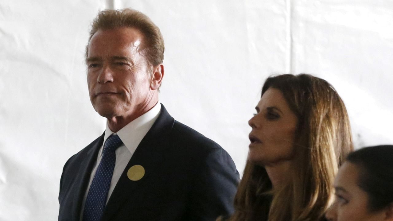 Former California Governor Arnold Schwarzenegger (L) and Maria Shriver. Credit: Reuters File Photo