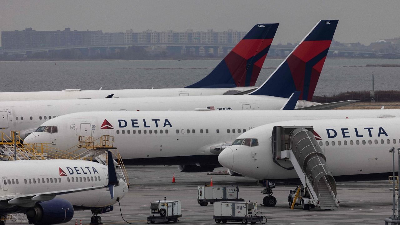 The incident took place in a Delta airlines flight from Tampa to Atlanta. Credit: AFP File Photo