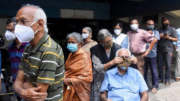 There are currently 1,10,680 people under surveillance in various districts, of whom 1,07,074 are in home or institutional quarantine and 3,606 in hospitals, the release said. Credit: PTI Photo
