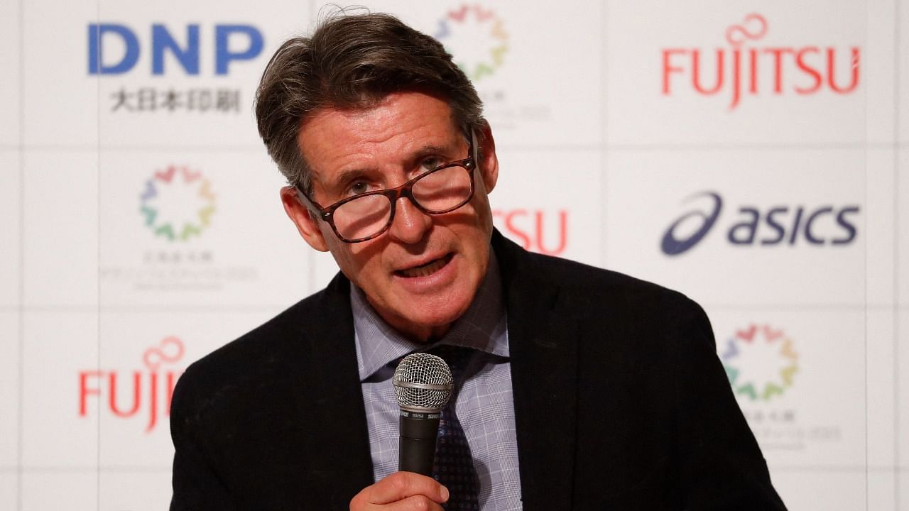 World Athletics President Sebastian Coe. Credit: AFP Photo