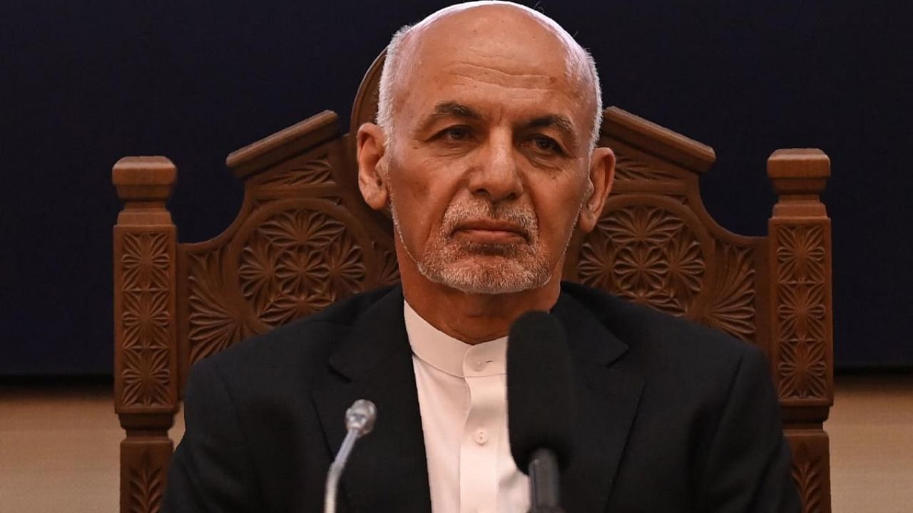 Former President of Afghanistan Ashraf Ghani. Credit: AFP Photo