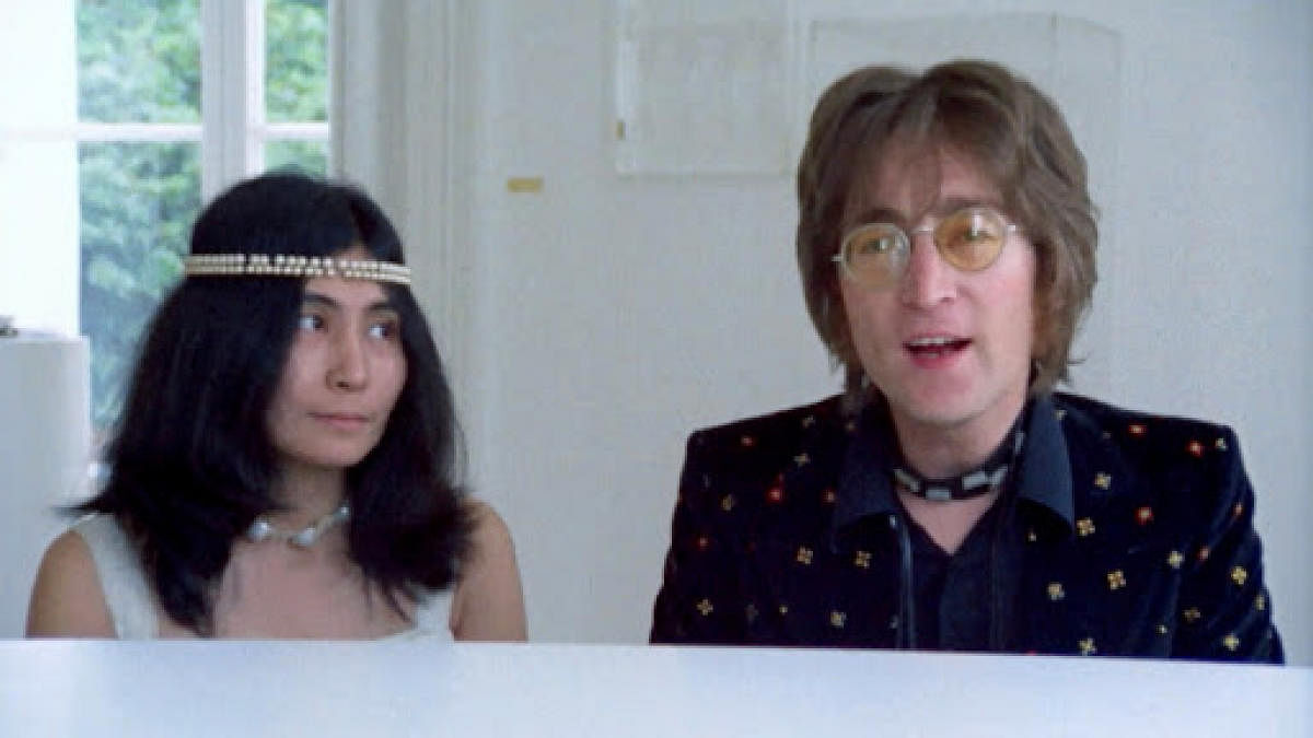John Lennon's cult-classic song 'Imagine' released in 1971. 