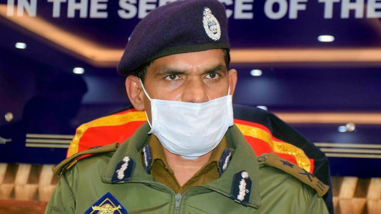 Kashmir Police chief Vijay Kumar. Credit: PTI Photo