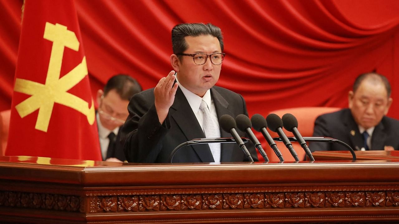 Kim, who took power just over a decade ago after the death of his father Kim Jong Il, said battling the pandemic was one of the main goals for the coming year. Credit: AFP Photo