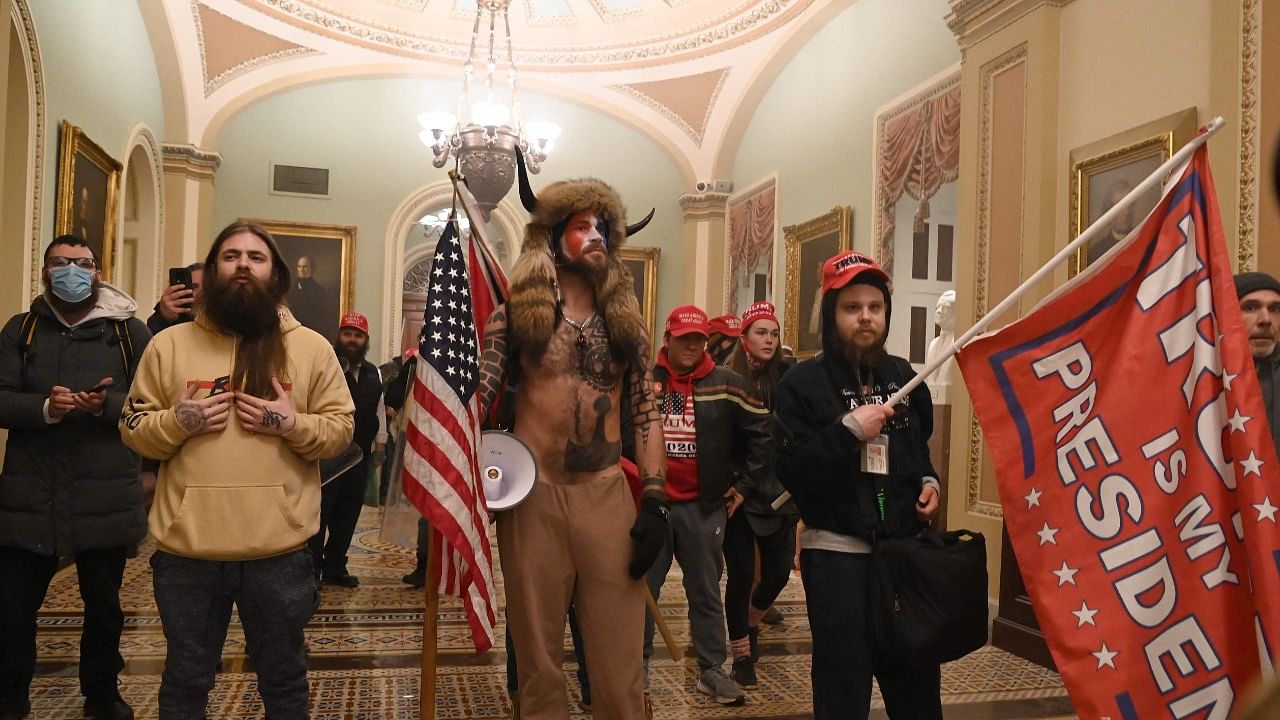 Trump supporters stormed the US Capitol. Credit: AFP File Photo