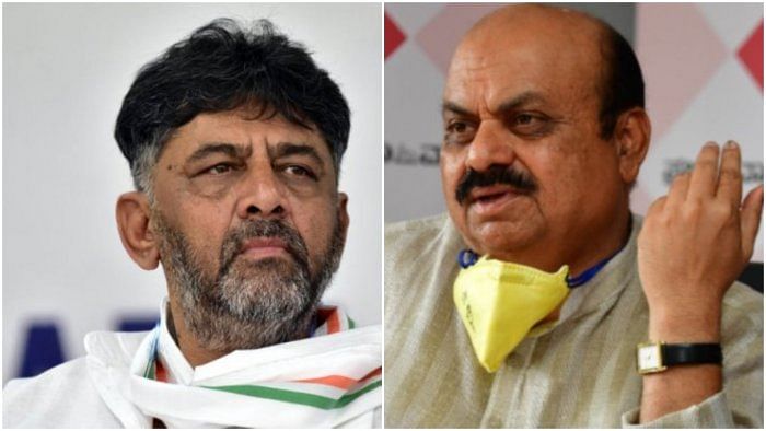 Congress' Shivakumar and BJP's Bommai are at loggerheads over the move. Credit: DH Photos