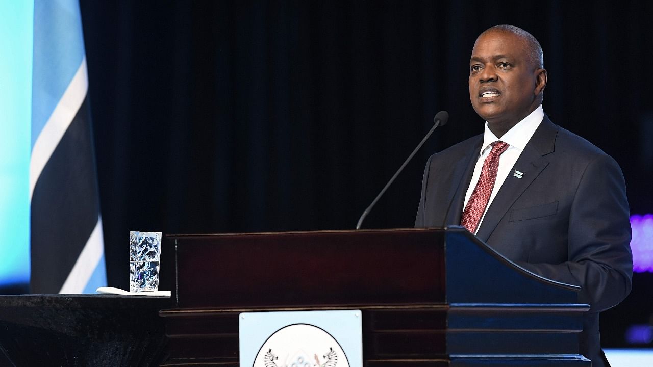 Botswana President Mokgweetsi Masisi. Credit: AFP File Photo