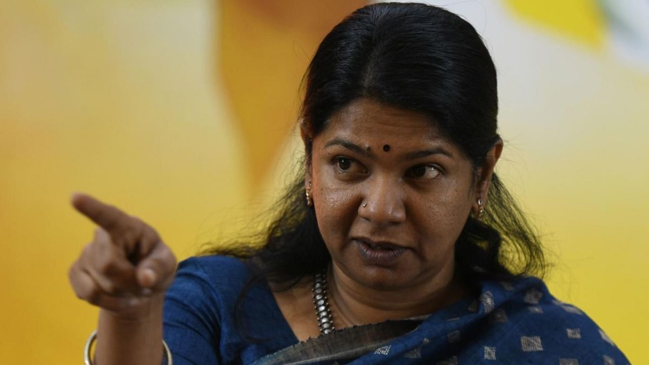 Kanimozhi. Credit: AFP File photo