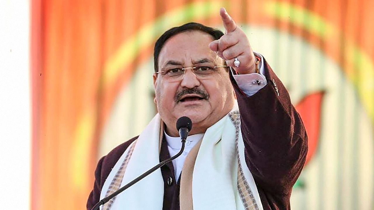 BJP president J P Nadda. Credit: PTI File Photo