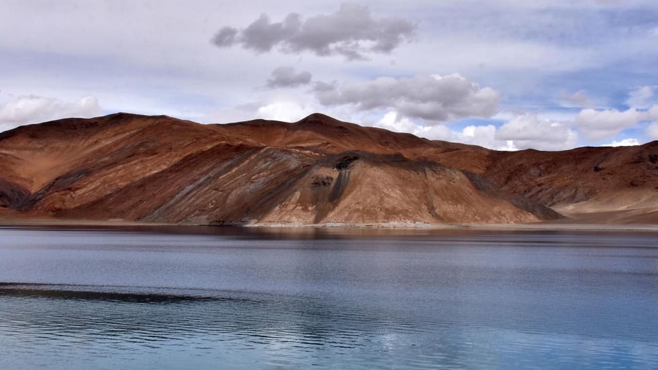  A view of Pangong Tso lake. Credit: Reuters Photo