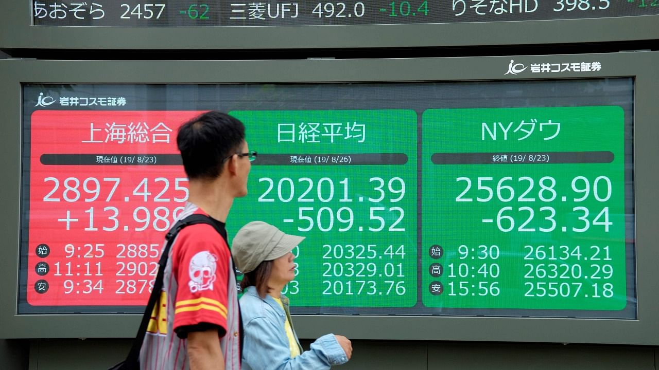 Japan's Nikkei was little changed. Credit: AFP Photo