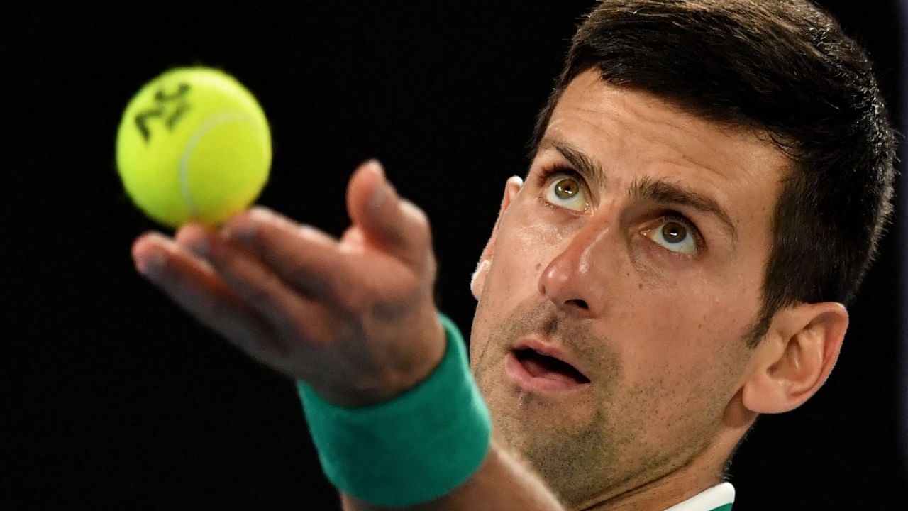 Serbia's Novak Djokovic. Credit: AFP File Photo