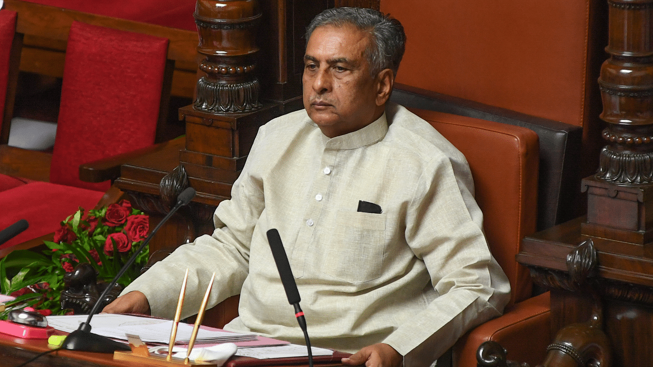 Basavaraj Horatti, Chairman, Karnataka Legislative Council Chairman. Credit: DH Photo