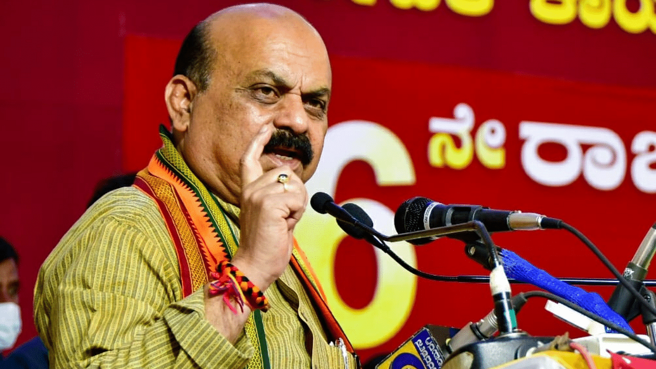 Karnataka Chief Minister Basavaraj Bommai. Credit: DH Photo